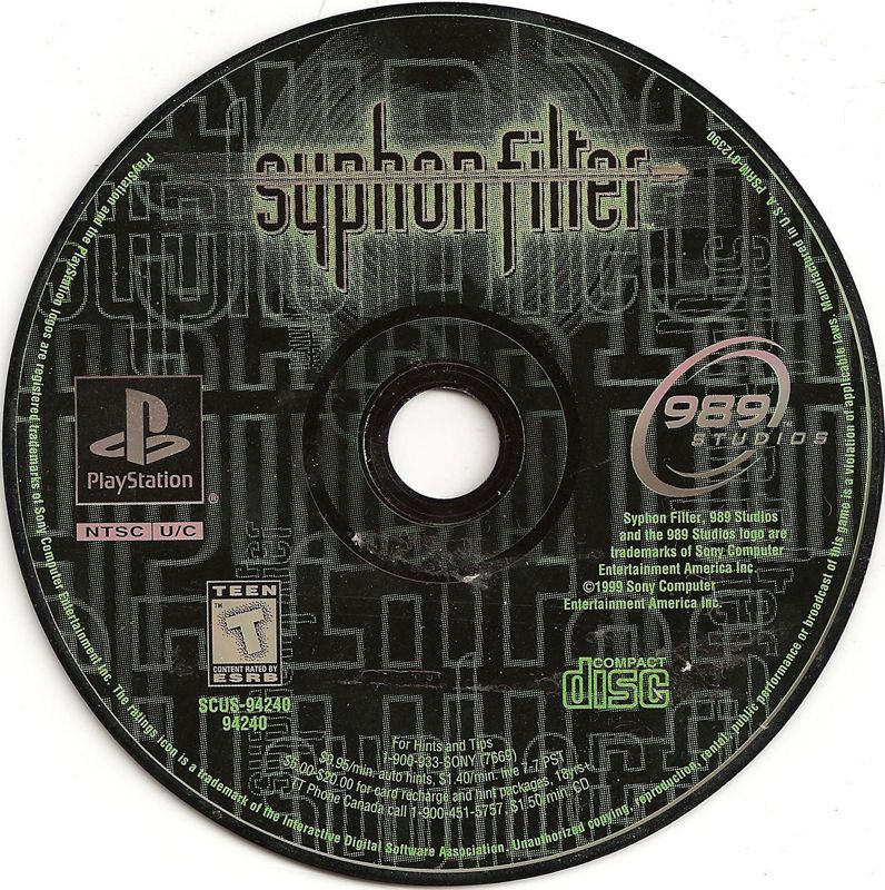 
Syphon Filter | PlayStation | physical media | Data by MobyGames.com