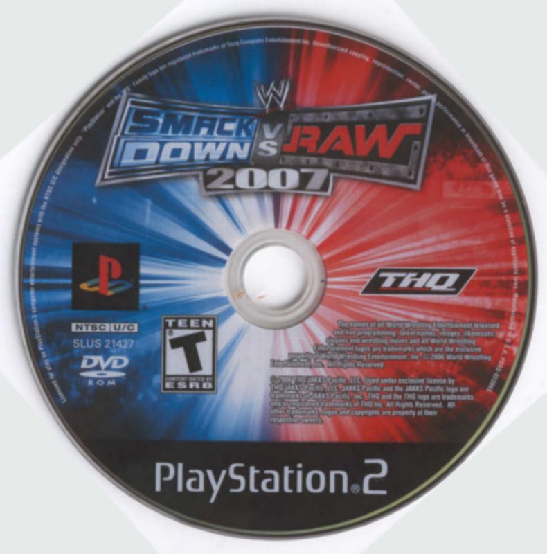 WWE Smackdown vs. Raw 2007 | PlayStation 2 | physical media | region=North America | source-country=United States | zypher-v2 | moby-6c88e5d3feec | Data by MobyGames.com