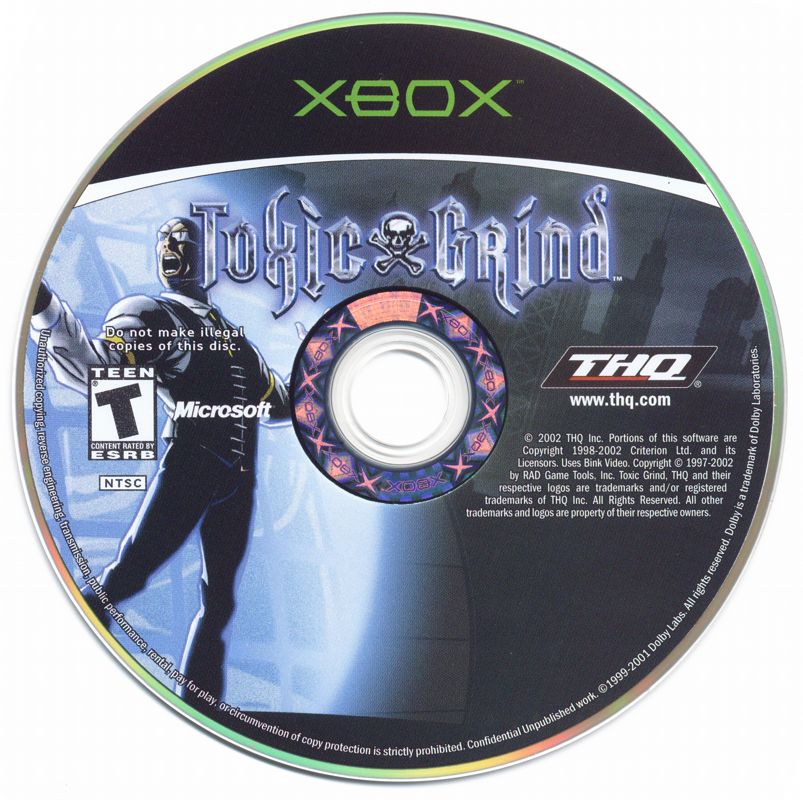
Toxic Grind | Xbox | physical media | Data by MobyGames.com