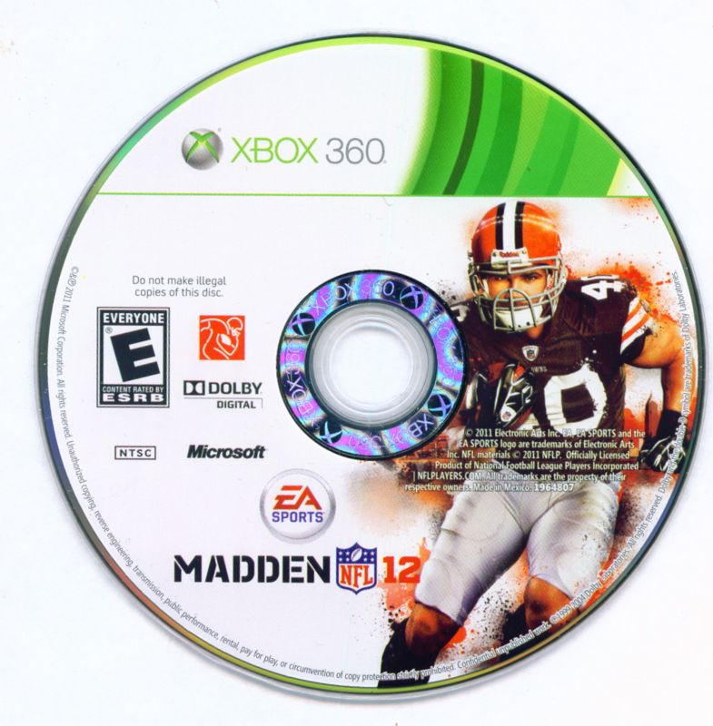 Madden NFL 12 | Xbox 360 | physical media | region=North America | source-country=Canada,United States | zypher-v2 | moby-d81bb1f16a66 | Data by MobyGames.com