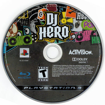 
DJ Hero | PlayStation 3 | physical media | Data by MobyGames.com