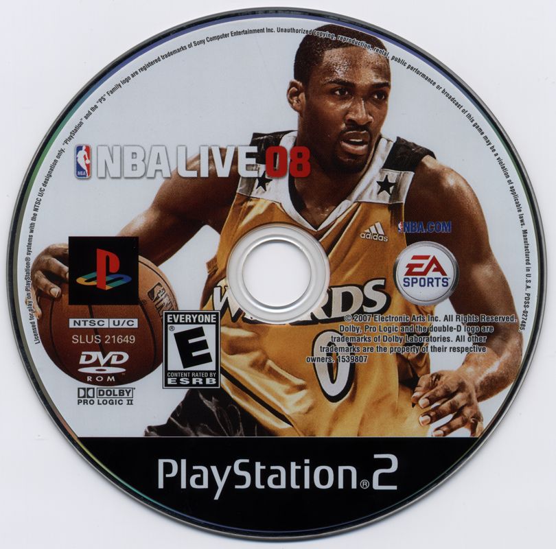 NBA Live 08 | PlayStation 2 | physical media | region=North America | source-country=United States | zypher-v2 | moby-43a7f8ecb170 | Data by MobyGames.com