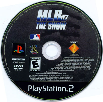 
MLB 07: The Show | PlayStation 2 | physical media | Region: North America | source-country=Canada,United States | Data by MobyGames.com