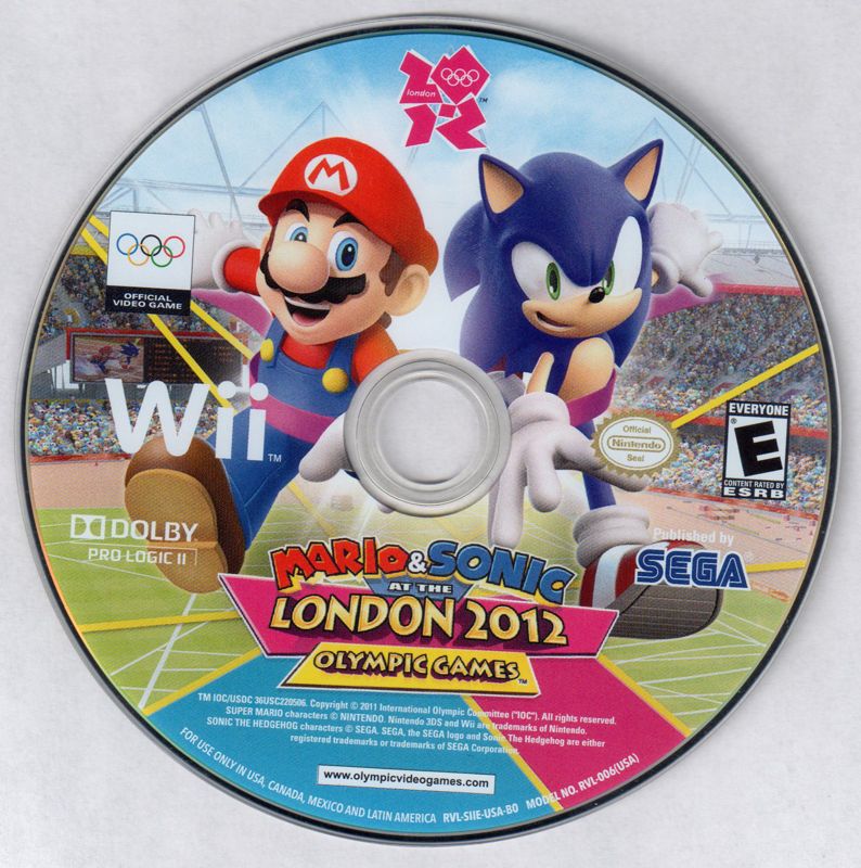 Mario & Sonic at the London 2012 Olympic Games | Wii | physical media | region=North America | source-country=United States | zypher-v2 | moby-566078eb73cb | Data by MobyGames.com