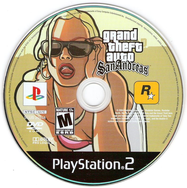 Grand Theft Auto: San Andreas | PlayStation 2 | physical media | region=North America | source-country=Canada,United States | zypher-v2 | moby-08e4345ecd90 | Data by MobyGames.com