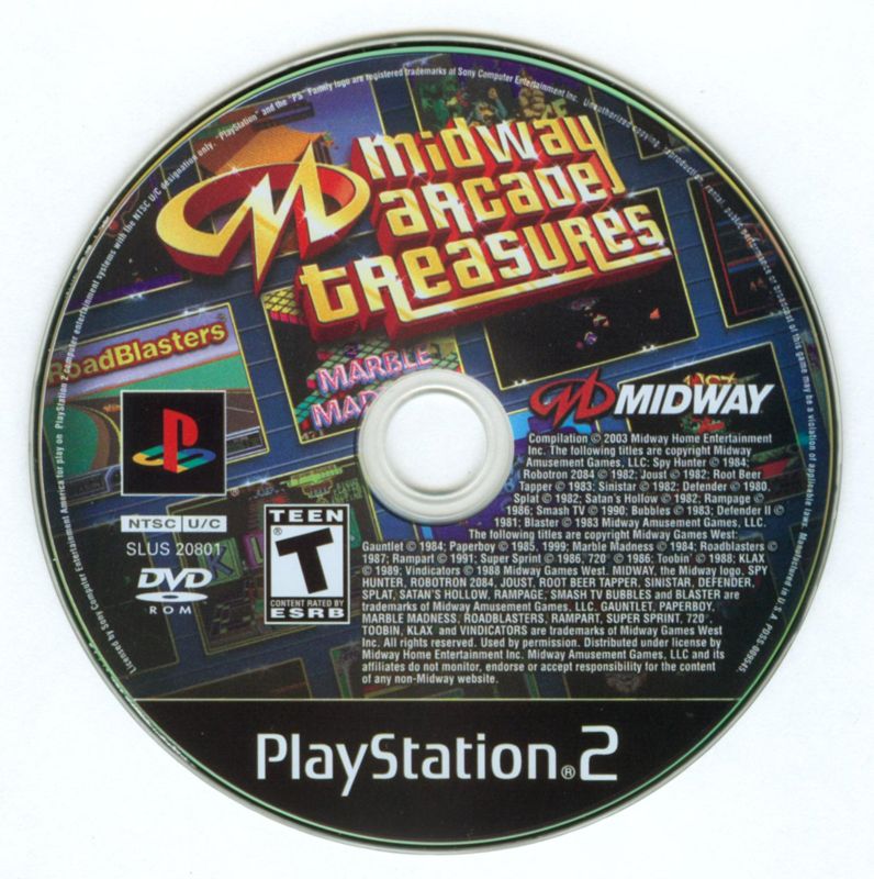 Midway Arcade Treasures | PlayStation 2 | physical media | region=North America | source-country=Canada,United States | zypher-v2 | moby-acb50bc5e367 | Data by MobyGames.com