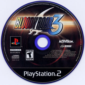 
Bloody Roar 3 | PlayStation 2 | physical media | Region: North America | source-country=Canada,United States | Data by MobyGames.com