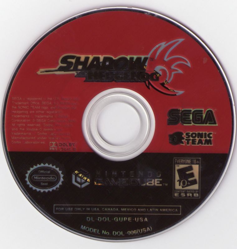Shadow the Hedgehog | GameCube | physical media | region=North America | source-country=United States | zypher-v2 | moby-5686512e0760 | Data by MobyGames.com