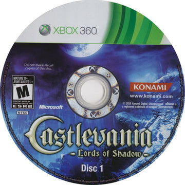 
Castlevania: Lords of Shadow | Xbox 360 | physical media | Region: North America | source-country=Canada,Mexico,United States | Data by MobyGames.com
