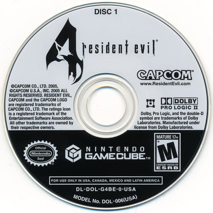 Resident Evil 4 | GameCube | physical media | region=North America | source-country=Canada,Mexico,United States | zypher-v2 | moby-1dadbdeafbe5 | Data by MobyGames.com