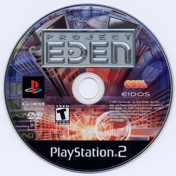 
Project Eden | PlayStation 2 | physical media | Data by MobyGames.com