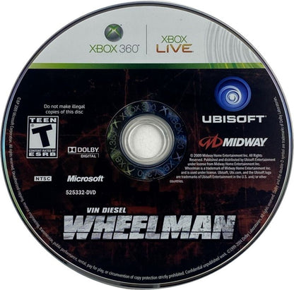 
Wheelman | Xbox 360 | game disc 1 of 1 | Data by MobyGames.com