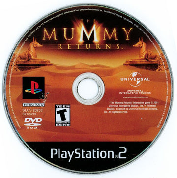 
The Mummy Returns | PlayStation 2 | physical media | Region: North America | source-country=United States | Data by MobyGames.com