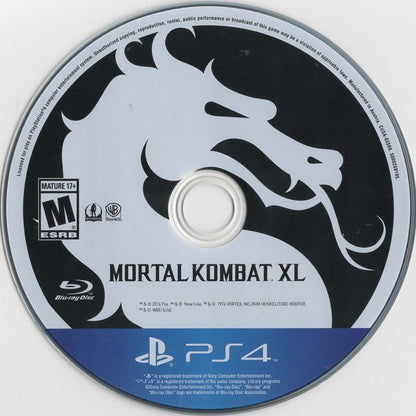 
Mortal Kombat XL | PlayStation 4 | game disc 1 of 1 | Data by MobyGames.com