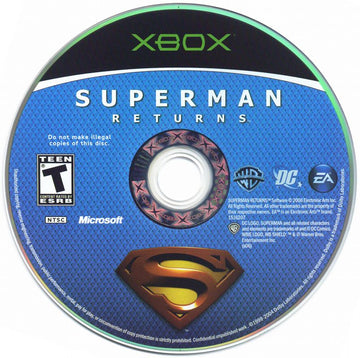 
Superman Returns | Xbox | physical media | Data by MobyGames.com