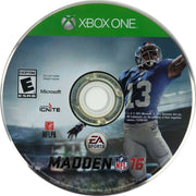
Madden NFL 16 (Deluxe Edition) | Xbox One | game disc 1 of 1 | Data by MobyGames.com
