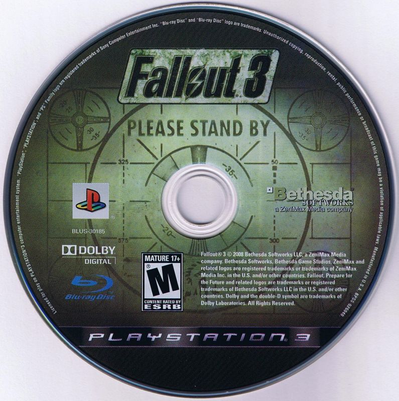 Fallout 3 | PlayStation 3 | physical media | region=North America | source-country=United States | zypher-v2 | moby-137ec4a5602c | Data by MobyGames.com