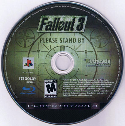 Fallout 3 | PlayStation 3 | physical media | region=North America | source-country=United States | zypher-v2 | moby-137ec4a5602c | Data by MobyGames.com