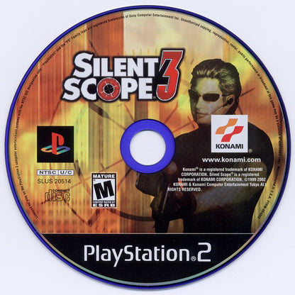Silent Scope 3 | PlayStation 2 | physical media | region=North America | source-country=United States | zypher-v2 | moby-591a68e8f060 | Data by MobyGames.com