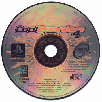 
Cool Boarders 4 | PlayStation | physical media | Data by MobyGames.com