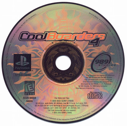 
Cool Boarders 4 | PlayStation | physical media | Data by MobyGames.com