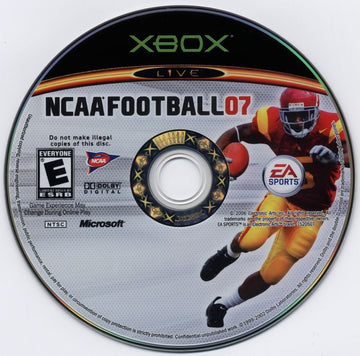 NCAA Football 07 | Xbox | physical media | region=North America | source-country=United States | zypher-v2 | moby-d9a7ad03dca2 | Data by MobyGames.com