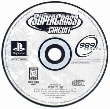 
Supercross Circuit | PlayStation | physical media | Region: North America | source-country=United States | Data by MobyGames.com