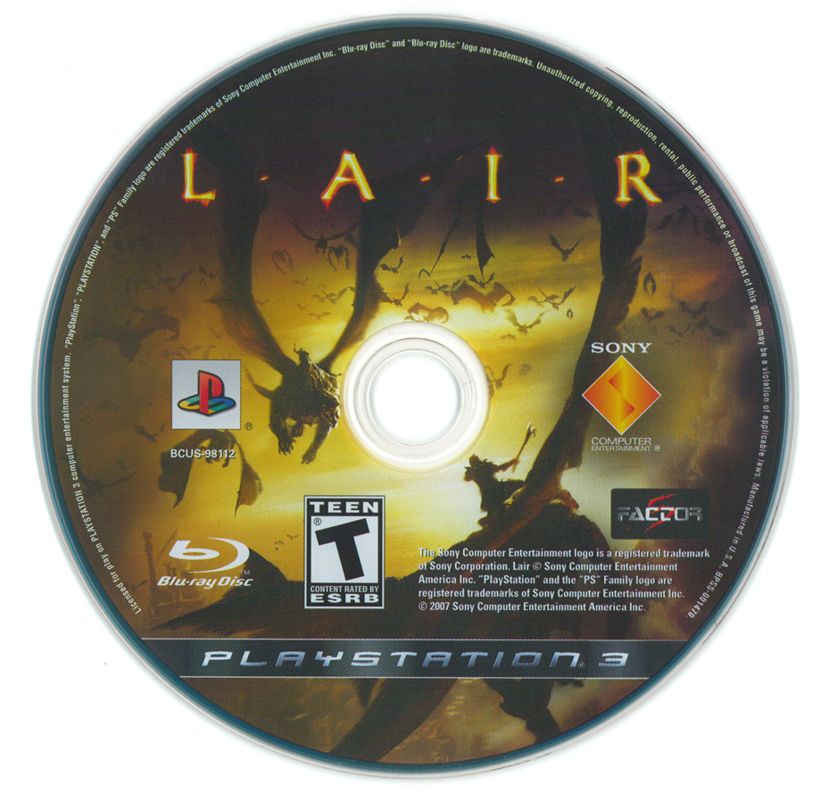 
Lair | PlayStation 3 | physical media | Region: North America | source-country=United States | Data by MobyGames.com