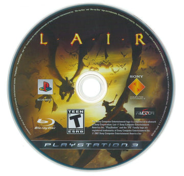 
Lair | PlayStation 3 | physical media | Region: North America | source-country=United States | Data by MobyGames.com