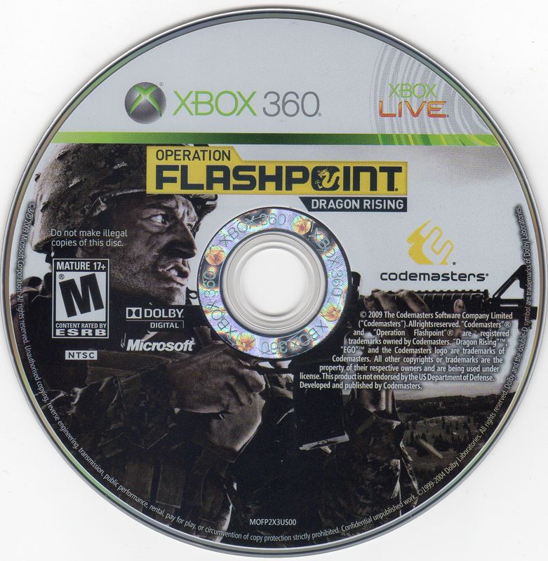 
Operation Flashpoint: Dragon Rising | Xbox 360 | physical media | Data by MobyGames.com