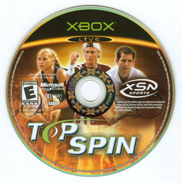 
Top Spin | Xbox | physical media | Data by MobyGames.com