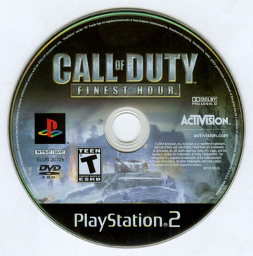 Call of Duty: Finest Hour | PlayStation 2 | physical media | region=North America | source-country=Canada,United States | zypher-v2 | moby-63da57d7d98a | Data by MobyGames.com