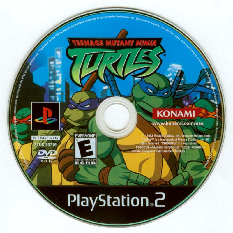 
Teenage Mutant Ninja Turtles | PlayStation 2 | physical media | Data by MobyGames.com