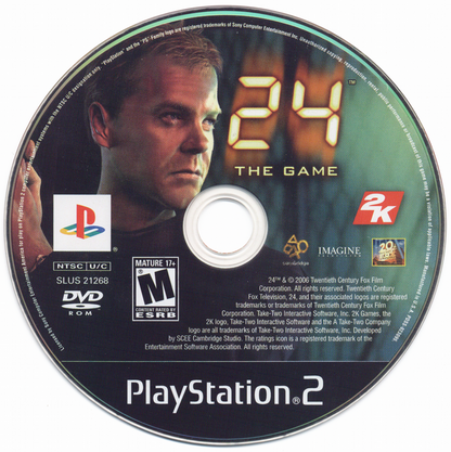 
24: The Game | PlayStation 2 | physical media | Region: North America | source-country=United States | Data by MobyGames.com