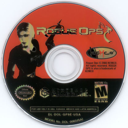 
Rogue Ops | GameCube | physical media | Data by MobyGames.com