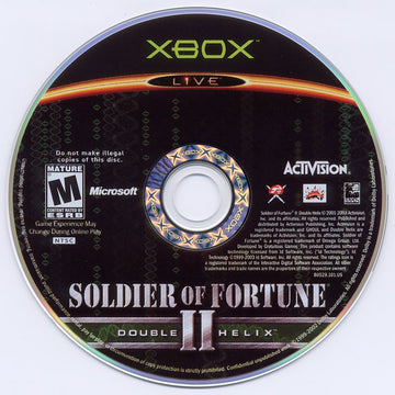 Soldier of Fortune II: Double Helix | Xbox | physical media | region=North America | source-country=Canada,United States | zypher-v2 | moby-8dcde48bacbe | Data by MobyGames.com