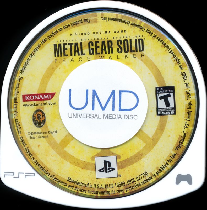 
Metal Gear Solid: Peace Walker | PSP | physical media | Data by MobyGames.com