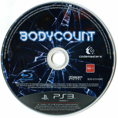 
Bodycount | PlayStation 3 | physical media | Data by MobyGames.com