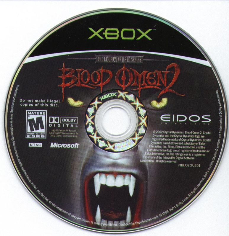 
The Legacy of Kain Series: Blood Omen 2 | Xbox | physical media | Data by MobyGames.com