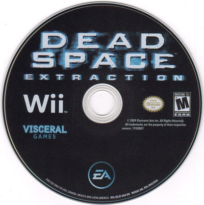 Dead Space: Extraction | Wii | physical media | region=North America | source-country=Argentina,Brazil,Canada,Chile,Colombia,Mexico,United States,Uruguay | zypher-v2 | moby-91312f1cad1f | Data by MobyGames.com