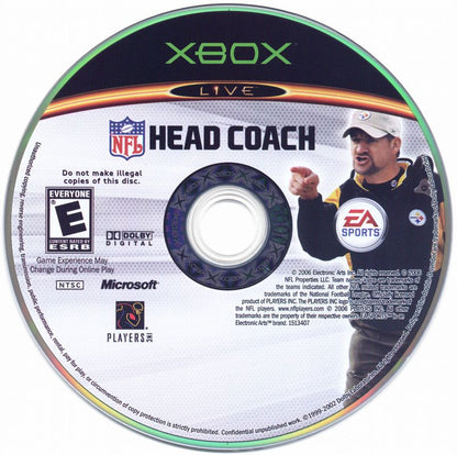 NFL Head Coach | Xbox | physical media | region=North America | source-country=United States | zypher-v2 | moby-84ae71affc39 | Data by MobyGames.com