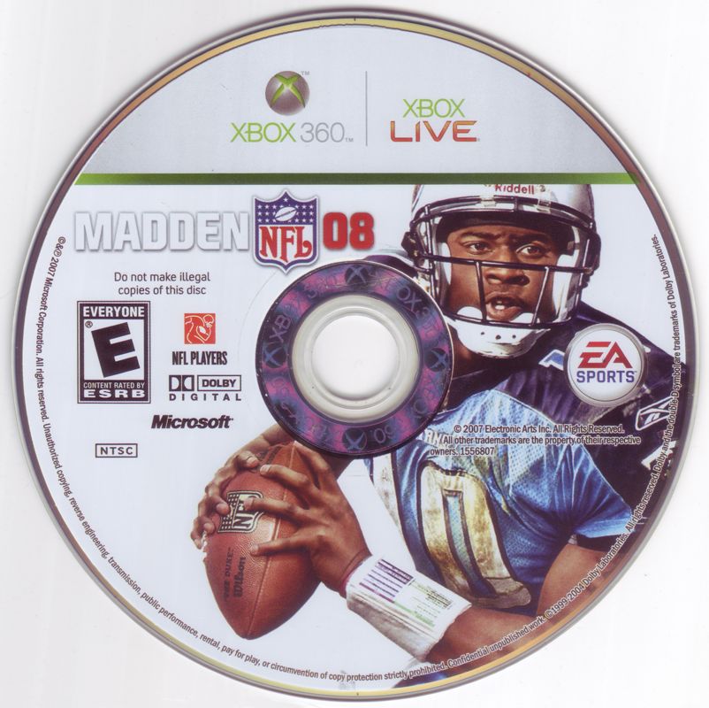 Madden NFL 08 | Xbox 360 | physical media | region=North America | source-country=United States | zypher-v2 | moby-fc7824373d60 | Data by MobyGames.com
