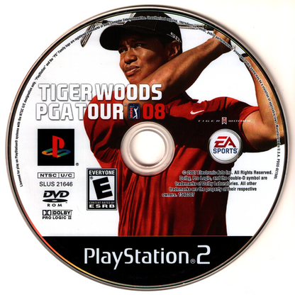 Tiger Woods PGA Tour 08 | PlayStation 2 | physical media | region=North America | source-country=United States | zypher-v2 | moby-90b4b1ae7e6b | Data by MobyGames.com