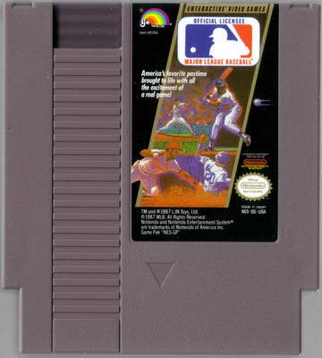 
Major League Baseball | NES | physical media | Data by MobyGames.com