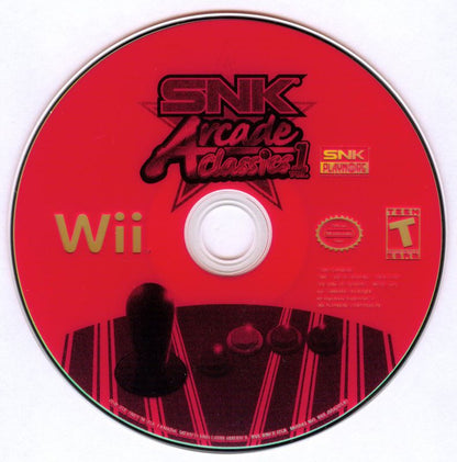 SNK Arcade Classics Vol. 1 | Wii | physical media | region=North America | source-country=Canada,United States | zypher-v2 | moby-9ddaa7c4e8a2 | Data by MobyGames.com