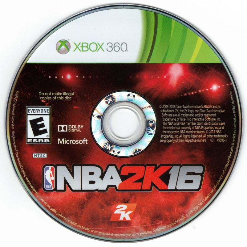 NBA 2K16 | Xbox 360 | physical media | region=North America | source-country=United States | zypher-v2 | moby-2f96a2d1c8ee | Data by MobyGames.com