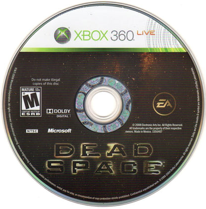 
Dead Space | Xbox 360 | game disc 1 of 1 | Region: North America | source-country=United States | Data by MobyGames.com