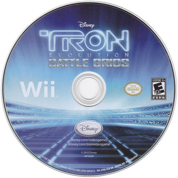 
Tron: Evolution - Battle Grids | Wii | physical media | Data by MobyGames.com