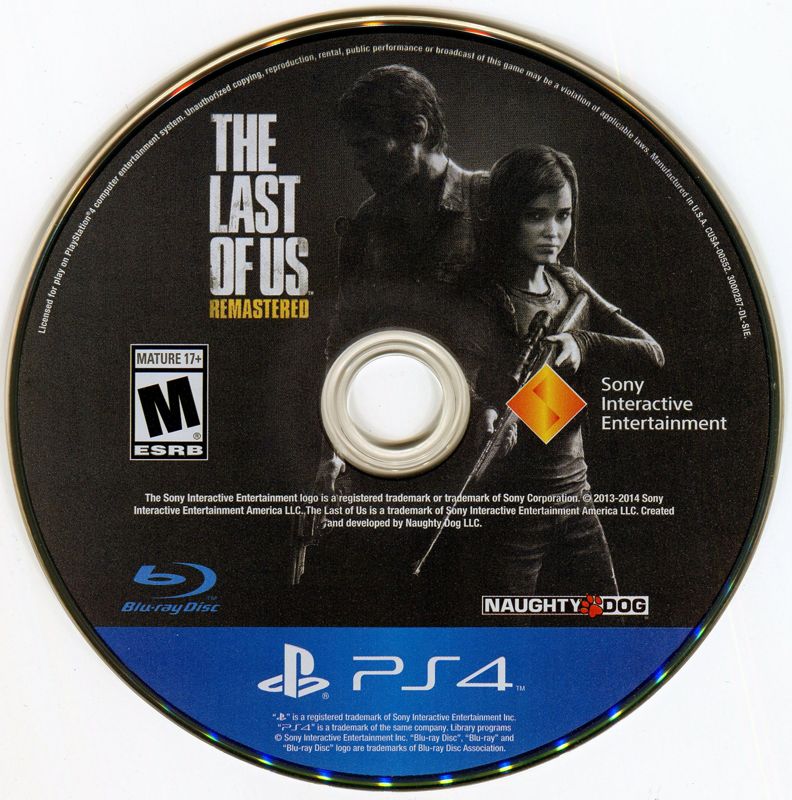 
The Last of Us: Remastered | PlayStation 4 | physical media | Data by MobyGames.com
