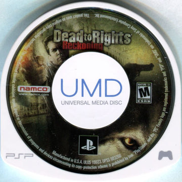 Dead to Rights: Reckoning | PSP | physical media | region=North America | source-country=United States | zypher-v2 | moby-affde7dd5c88 | Data by MobyGames.com